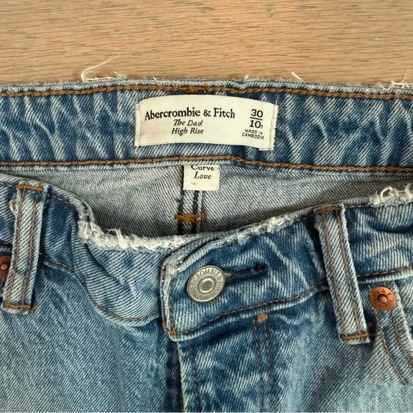 Abercrombie & Fitch The Dad High Rise Curve Love - Picture 5 of 8
